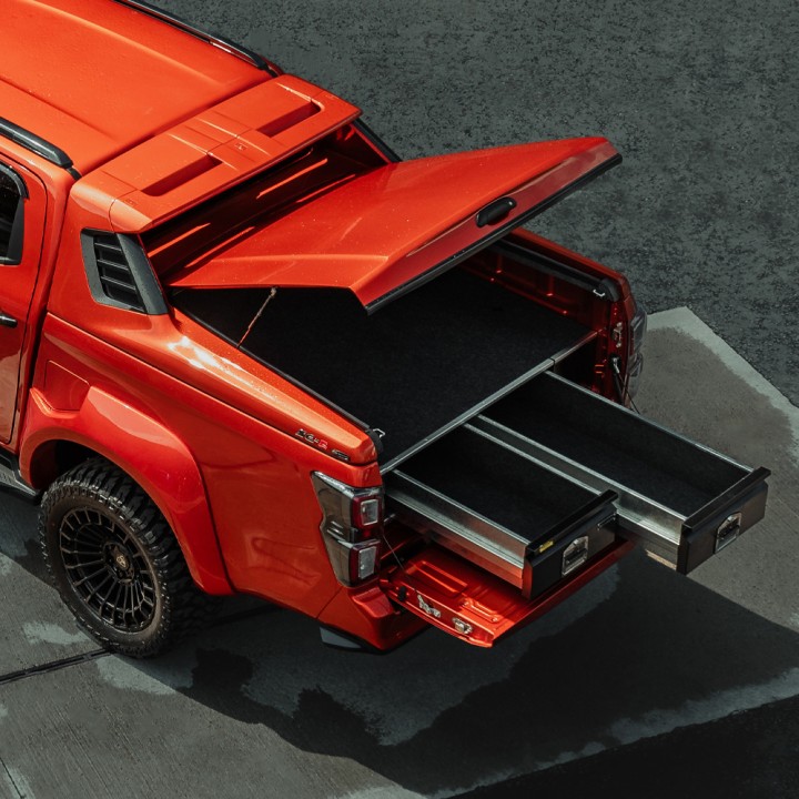 Sistem de Sertare, Aeroklas Non Drill, Isuzu D-Max Cabină Dublă 2025 - Prezent - EDK.ro
