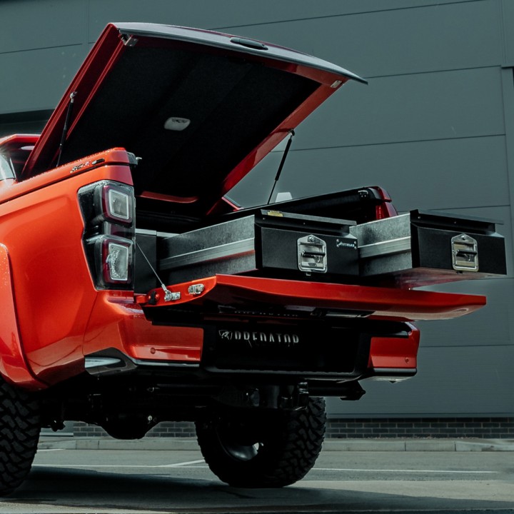 Drawer System, Aeroklas Non Drill, Isuzu D-Max Double Cab 2025 - Present - EDK.ro
