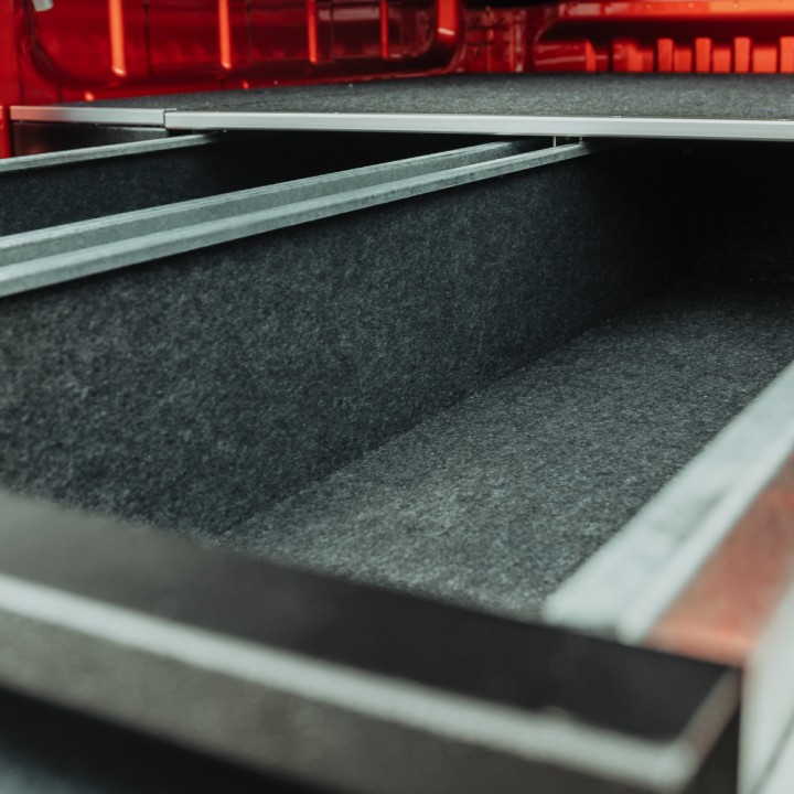 Drawer System, Aeroklas Non Drill, Isuzu D-Max Double Cab 2025 - Present - EDK.ro