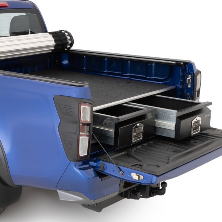 Drawer System, Aeroklas Non Drill, Isuzu D-Max Double Cab 2025 - Present - EDK.ro