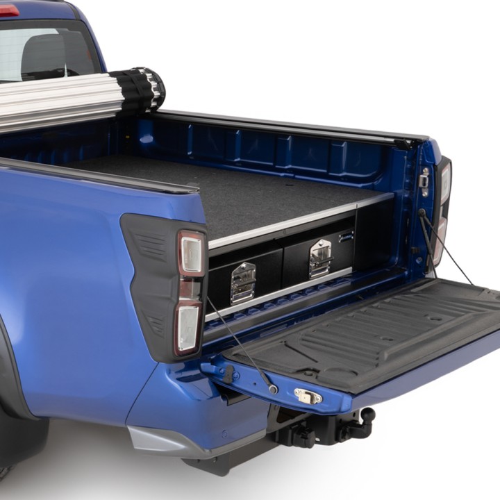 Drawer System, Aeroklas Non Drill, Isuzu D-Max Double Cab 2025 - Present - EDK.ro