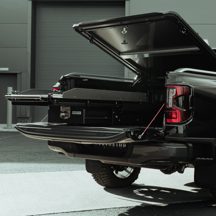 Sistem cu un Sertar, ProTop Sliding Floor - Benă System, Isuzu D-Max Cabină Dublă 2025 - Prezent - EDK.ro