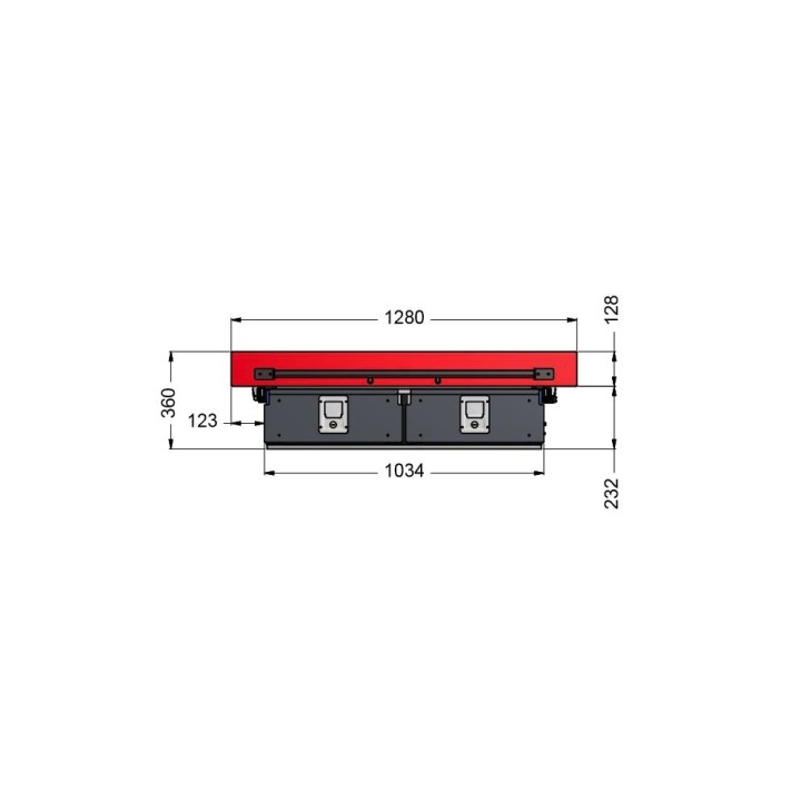 Sliding Tray, ProTop Twin Drawer System, Isuzu D-Max Double Cab 2025 - Present - EDK.ro
