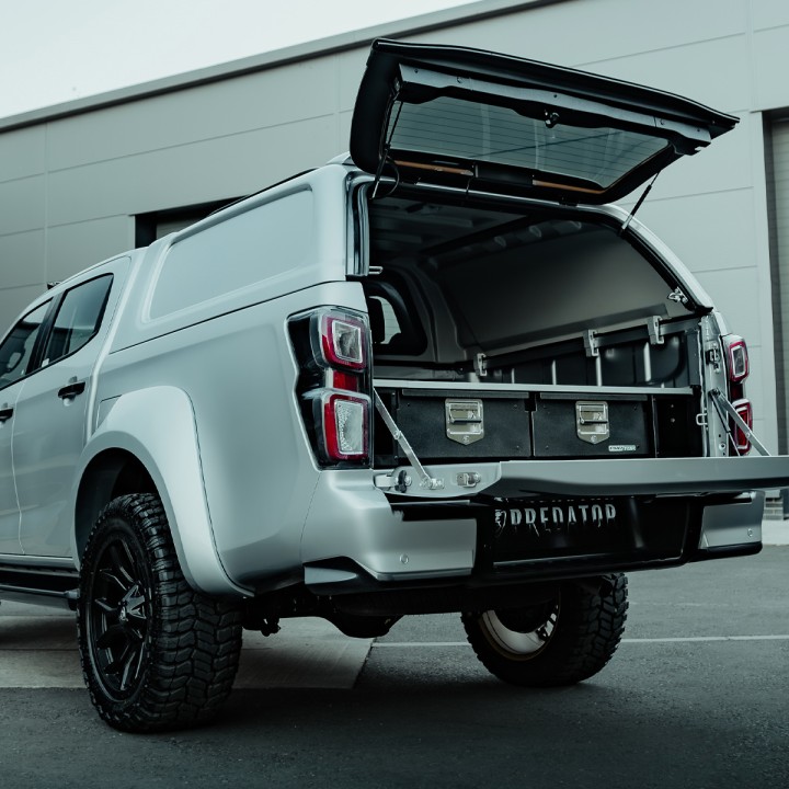 Hardtop Bed Cover, Aeroklas Commercial, Isuzu D-Max Double Cab 2025 - Present - EDK.ro