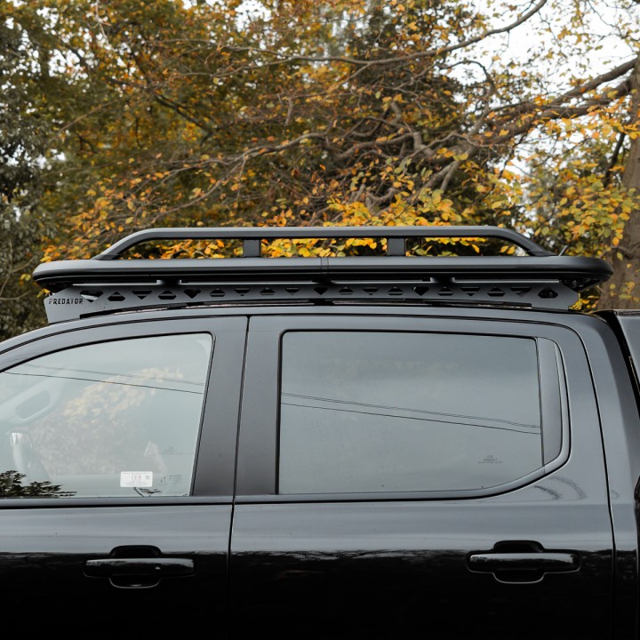 Portbagaj de Plafon tip Platformă, Predator Outback cu Șine Laterale, Isuzu D-Max Cabină Dublă 2025 - Prezent - EDK.ro
