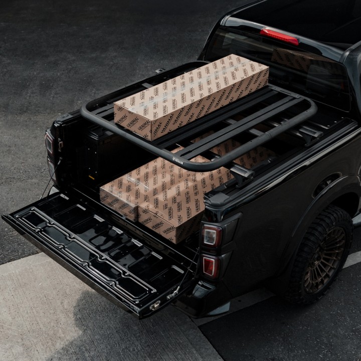 Platform Roof Rack, Predator Roller Shutters (Without Side Rails), Isuzu D-Max Double Cab 2025 - Present - EDK.ro