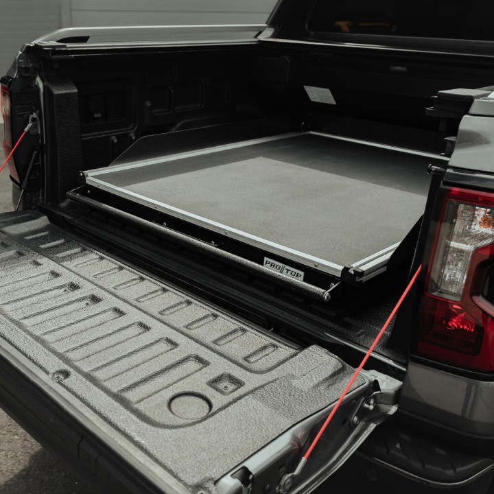Sliding Bed Tray, ProTop Rhino Deck Heavy Duty, Isuzu D-Max Double Cab 2025 - Present - EDK.ro