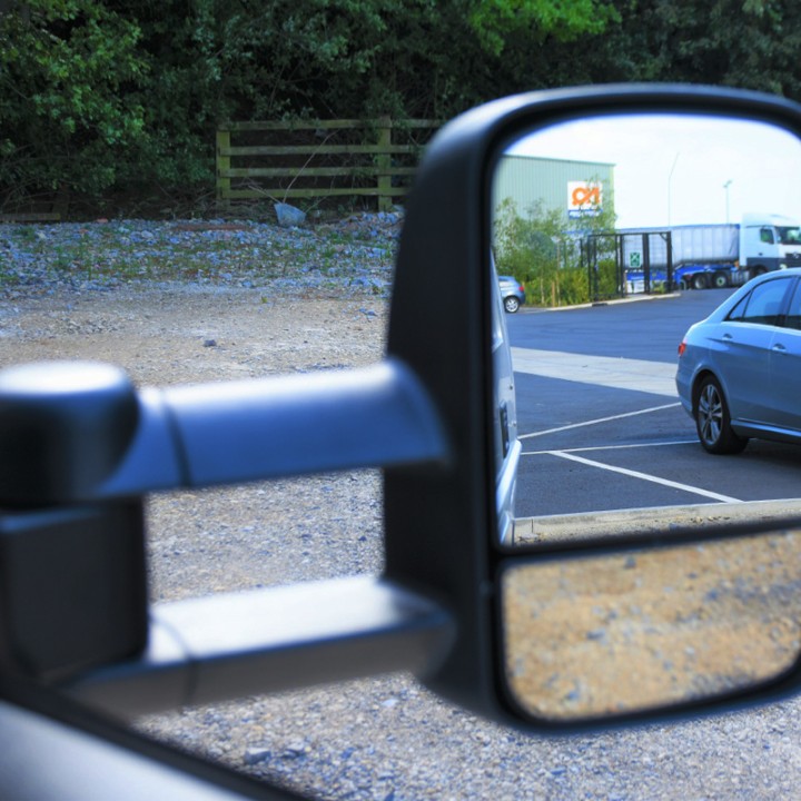 Oglinzi Extensibile de Remorcare, Trux Extended - Long Reach Uși Mirrors, Isuzu D-Max Cabină Dublă 2025 - Prezent - EDK.ro