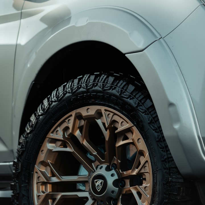 Extension, Predator Wheel Arch Kit, Color Colour Coded, Isuzu D-Max Double Cab 2025 - Present - EDK.ro