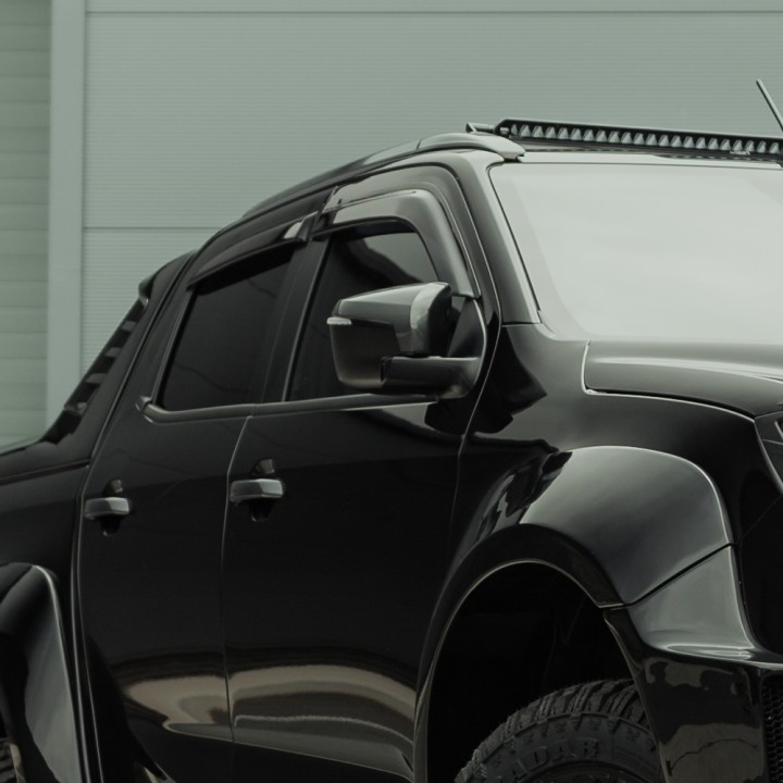 Wind Deflectors Set of 4, Trux, Color Tinted, Isuzu D-Max Double Cab 2025 - Present - EDK.ro