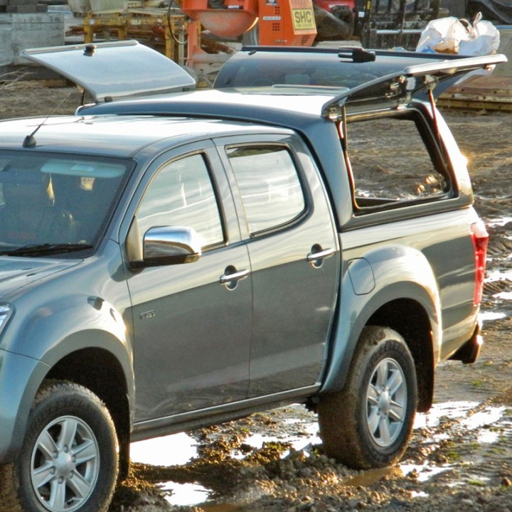 Hardtop Bed Cover, Carryboy Workman, Isuzu Rodeo Double Cab 2003 - 2012 - EDK.ro