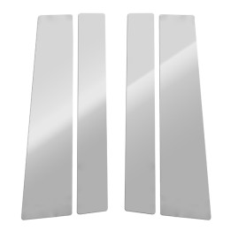 Ornamente Stâlpi Uși, Trux Oțel, Culoare Inox, Isuzu Rodeo Cabină Dublă 2003 - 2007 - EDK.ro