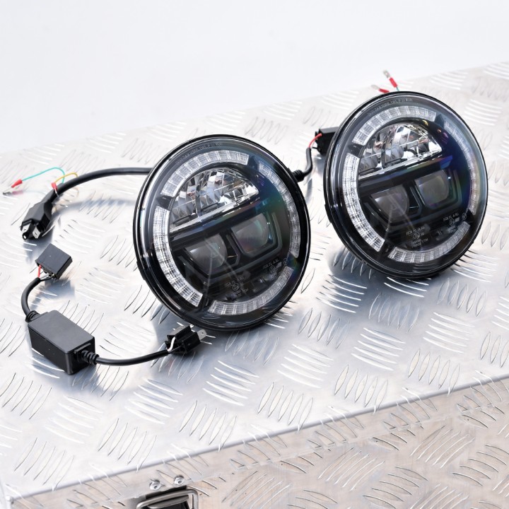 Proiector LED Omologat, Predator, Jeep Wrangler / Land Rover Defender - EDK.ro