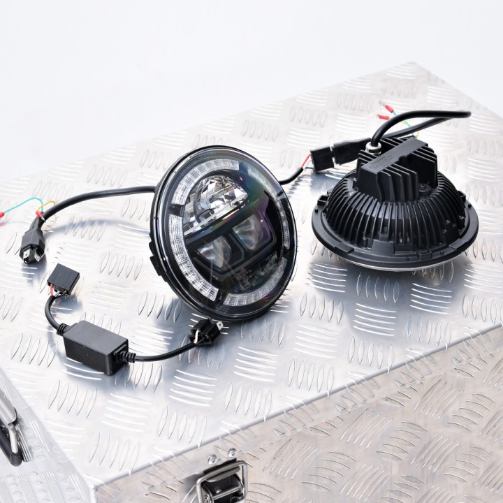 Proiector LED Omologat, Predator, Jeep Wrangler / Land Rover Defender - EDK.ro