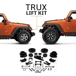 Kit Complet Suspensie de Ridicare, Trux, Jeep Wrangler 2007 - 2017 - EDK.ro