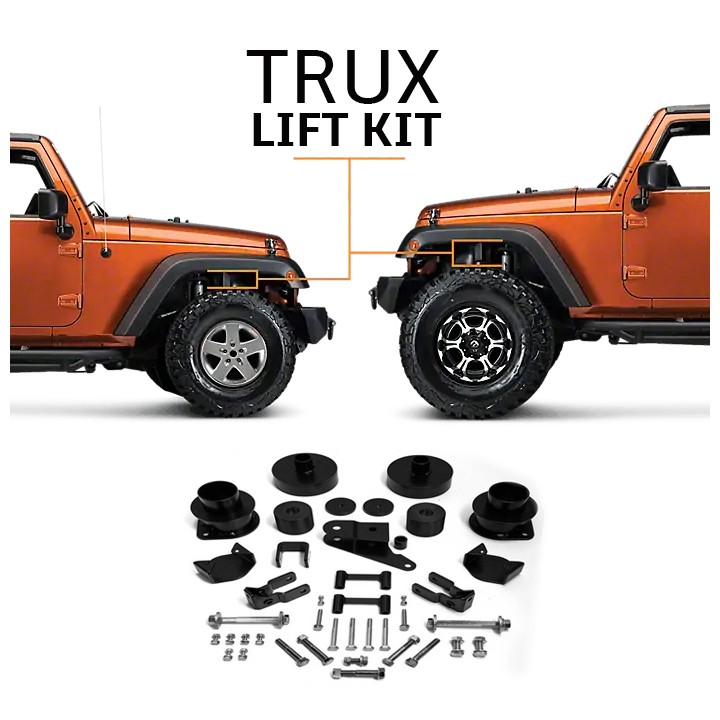 Full Suspension Lift Kit, Trux, Jeep Wrangler 2007 - 2017 - EDK.ro