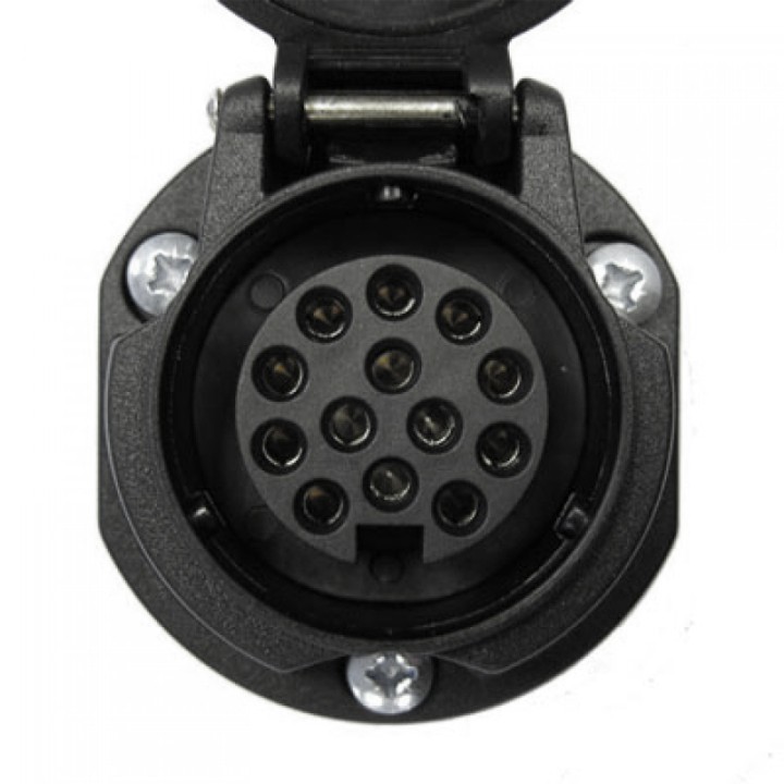 Instalație Electrică de Remorcare Plug N Play 13 Pini, Trux, Jeep Wrangler 2007 - 2017 - EDK.ro