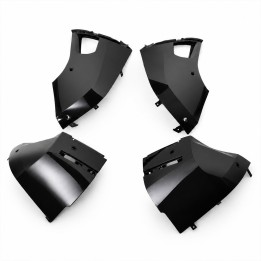 Capace Bara de Protecție Negru Lucios - Set de 4, Predator, Culoare Negru Lucios, Land Rover Defender 2020 - Prezent - EDK.ro