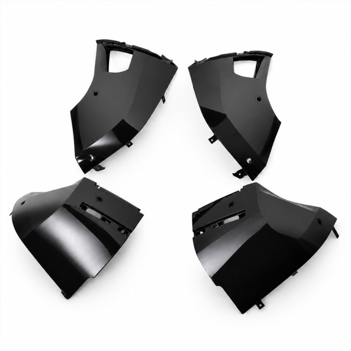 Capace Bara de Protecție Negru Lucios - Set de 4, Predator, Culoare Negru Lucios, Land Rover Defender 2020 - Prezent - EDK.ro