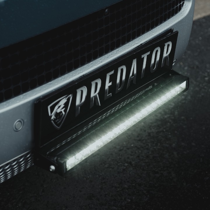 Kit de Integrare Proiectoare LED Omologate Pentru Numărul de Înmatriculare, Predator, Land Rover Defender - EDK.ro