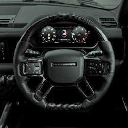 Steering Wheel, Predator Heated in Fibre, Color Carbon, Land Rover Defender 2020 - Present - EDK.ro