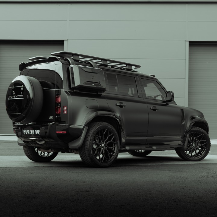Extensii Aripi, Predator, Culoare Negru Lucios, Land Rover Defender 110 2020 - Prezent - EDK.ro