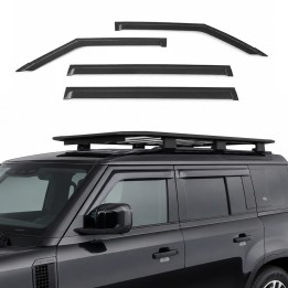 Wind Deflectors Set of 4, Trux Dark Smoked, Land Rover Defender 110 2020 - Present - EDK.ro