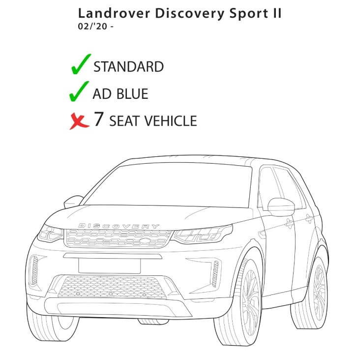 Detachable Swan Neck Towbar, Trux L550, Land Rover Discovery Sport 2019 - Present - EDK.ro