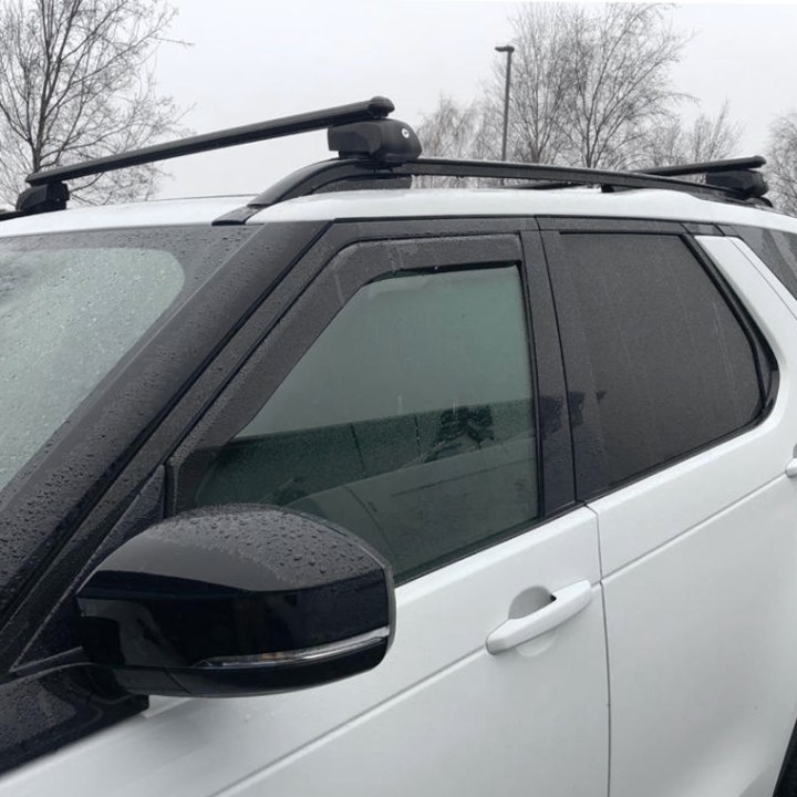 Bare Transversale de Plafon, Trux LR5 pentru Șine de Plafon, Culoare Negru, Land Rover Discovery 2017 - Prezent - EDK.ro