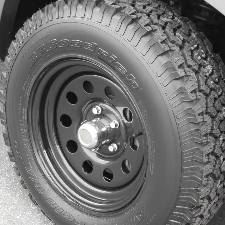 Jantă de Oțel, Trux Modular Steel Wheel, 16x8.0, ET 25, 5x120, Negru - EDK.ro