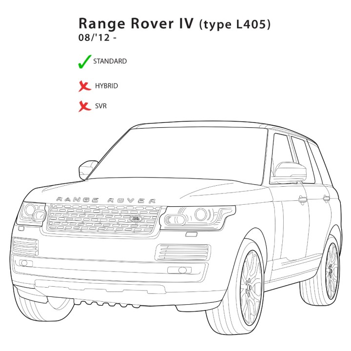 Cârlig de Remorcare Detașabil, Trux L405, Land Rover Range Rover 2013 - 2022 - EDK.ro