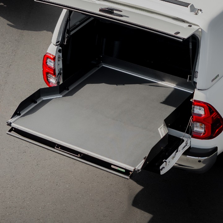 Platformă Glisantă pentru Benă, ProTop Full-Width - Rhino Deck, Maxus T90 Cabină Dublă 2021 - Prezent - EDK.ro