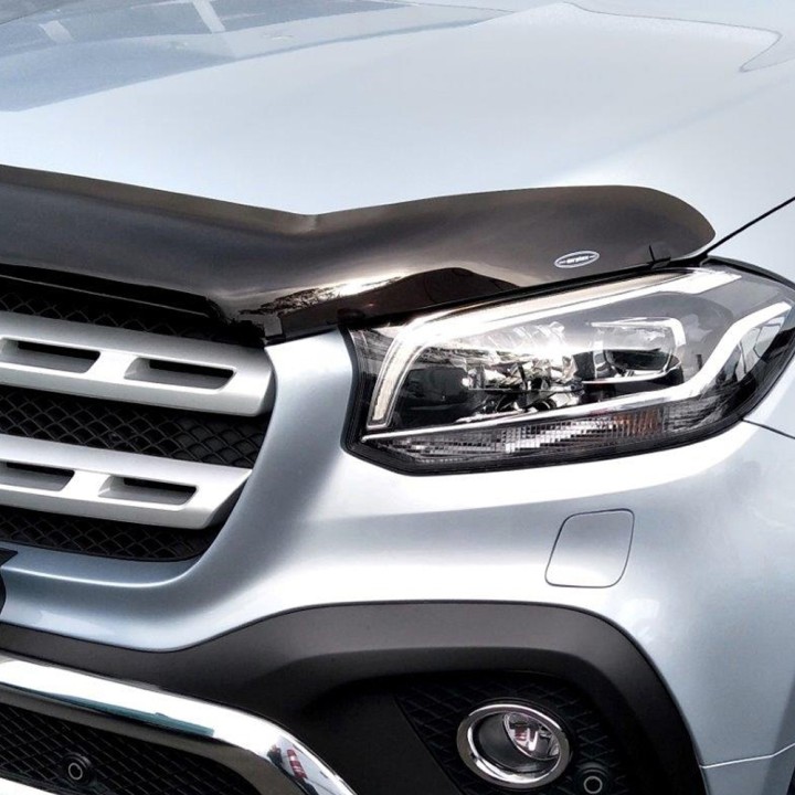 Deflector Capotă, Trux, Culoare Fumuriu Închis, Mercedes-Benz X-Class Cabină Dublă 2017 - 2020 - EDK.ro