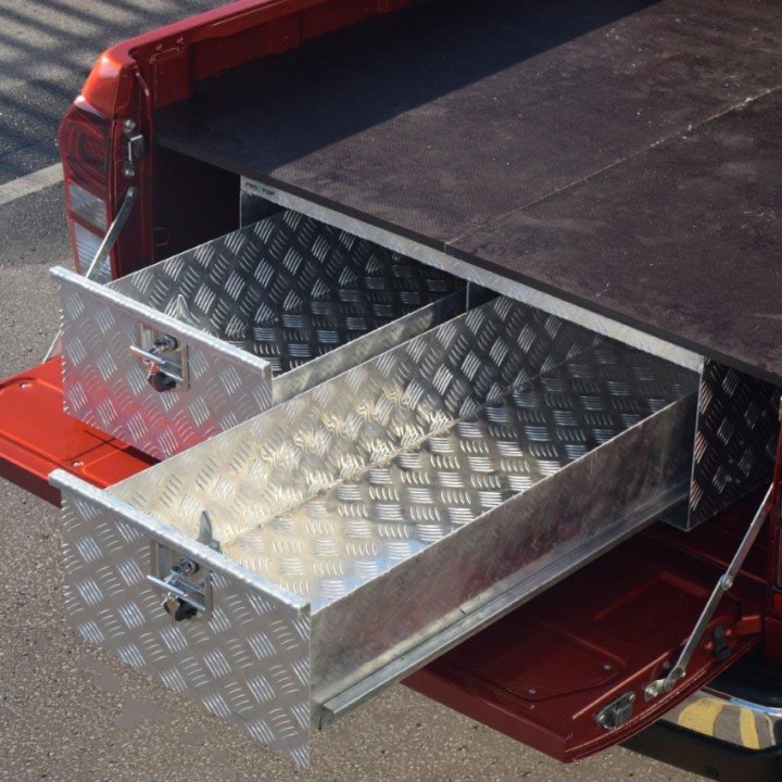 Drawer System, Trux Aluminium Storage System, Mercedes-Benz X-Class Double Cab 2017 - 2020 - EDK.ro