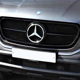 Front Grille, Predator AMG Style, Color Gloss Black, Mercedes-Benz X-Class Double Cab 2017 - 2020 - EDK.ro