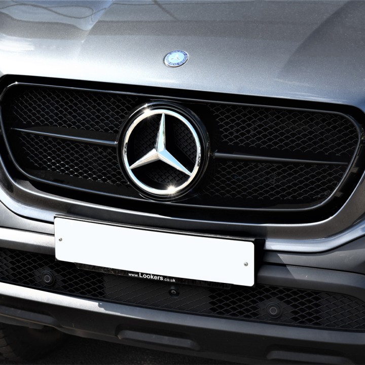 Front Grille, Predator AMG Style, Color Gloss Black, Mercedes-Benz X-Class Double Cab 2017 - 2020 - EDK.ro