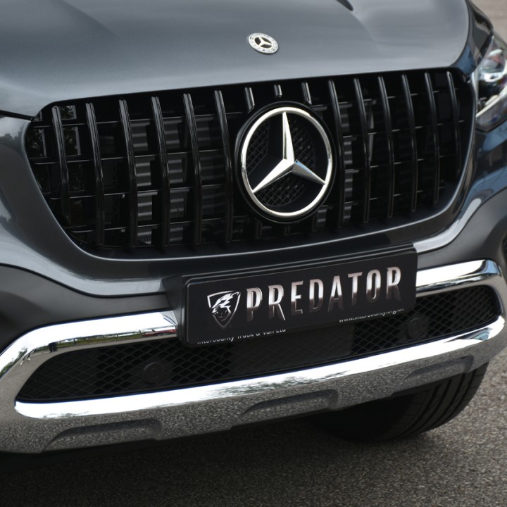 Front Grille, Trux Panamerica Style, Color Gloss Black, Mercedes-Benz X-Class Double Cab 2017 - 2020 - EDK.ro