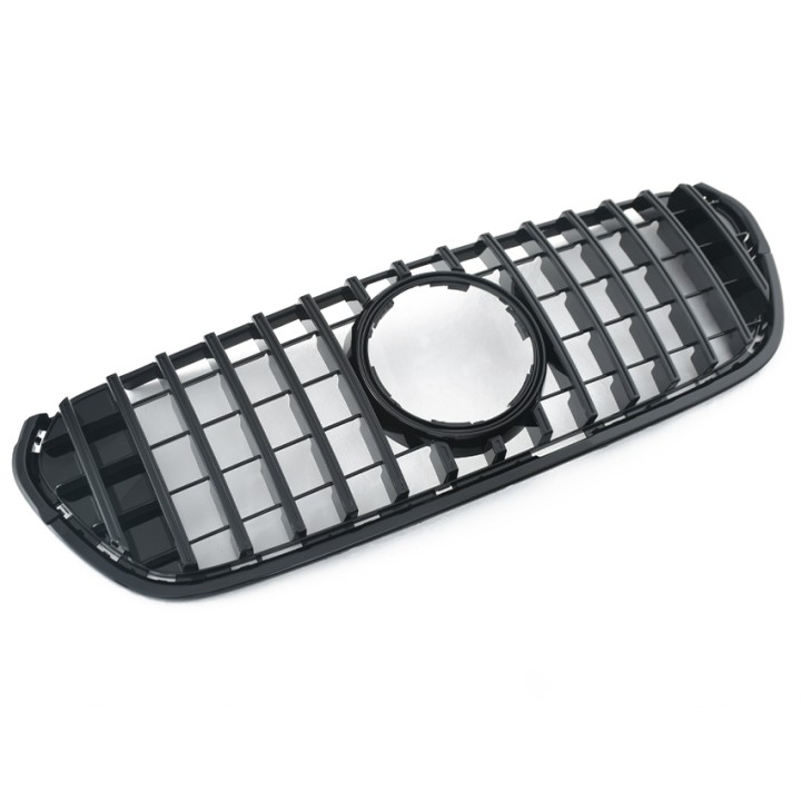 Front Grille, Trux Panamerica Style, Color Gloss Black, Mercedes-Benz X-Class Double Cab 2017 - 2020 - EDK.ro