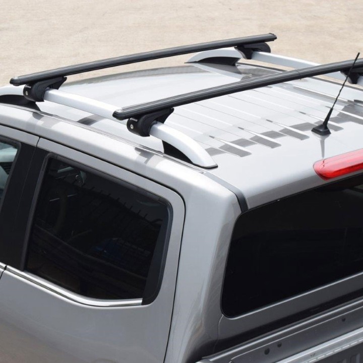 Roof Cross Bars, Trux Roof Rails, Color Black, Mercedes-Benz X-Class Double Cab 2017 - 2020 - EDK.ro
