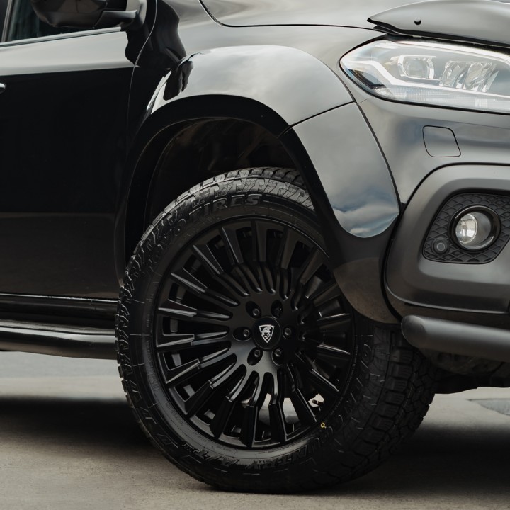 Extensii Aripi, Predator Monster in Kabara, Culoare Negru, Mercedes-Benz X-Class Cabină Dublă 2017 - 2020 - EDK.ro