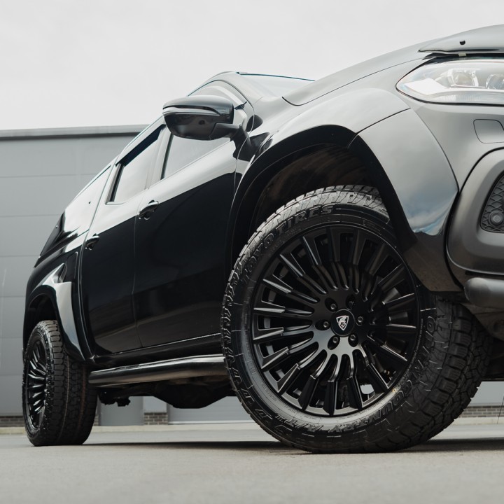 Extensii Aripi, Predator Monster in Kabara, Culoare Negru, Mercedes-Benz X-Class Cabină Dublă 2017 - 2020 - EDK.ro