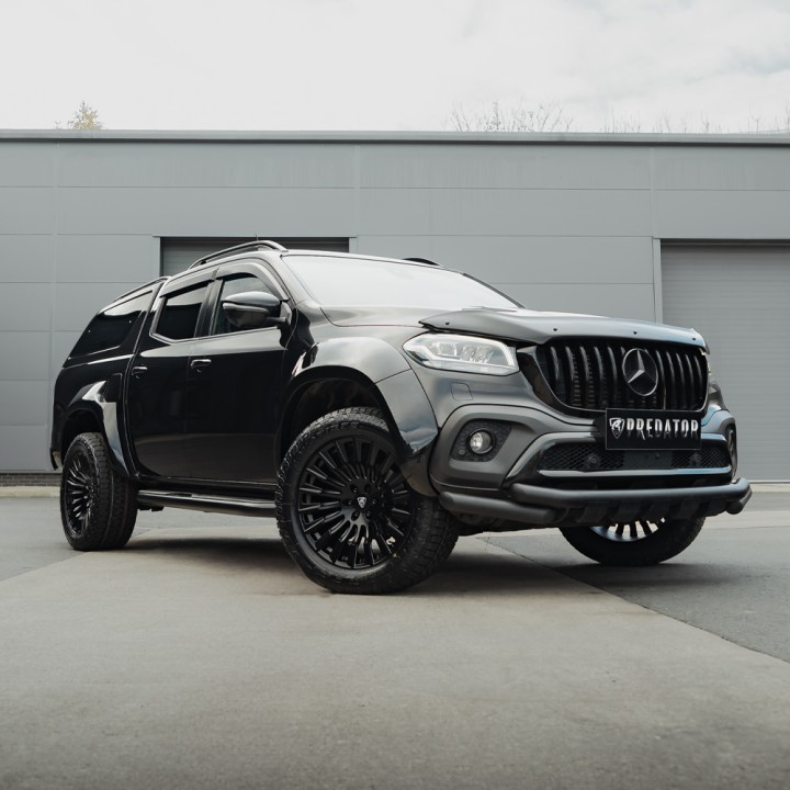 Extensii Aripi, Predator Monster in Kabara, Culoare Negru, Mercedes-Benz X-Class Cabină Dublă 2017 - 2020 - EDK.ro