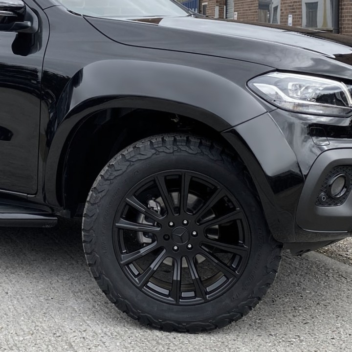 Extensii Aripi, Predator Monster in Kabara, Culoare Negru, Mercedes-Benz X-Class Cabină Dublă 2017 - 2020 - EDK.ro