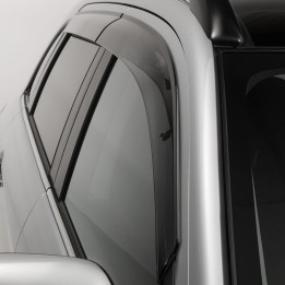 Wind Deflectors Set of 4, Trux, Color Dark Smoke, Mitsubishi ASX 2010 - 2012 - EDK.ro