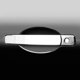 Door Handle Covers, Trux, Color Chrome, Mitsubishi Outlander 2010 - 2012 - EDK.ro