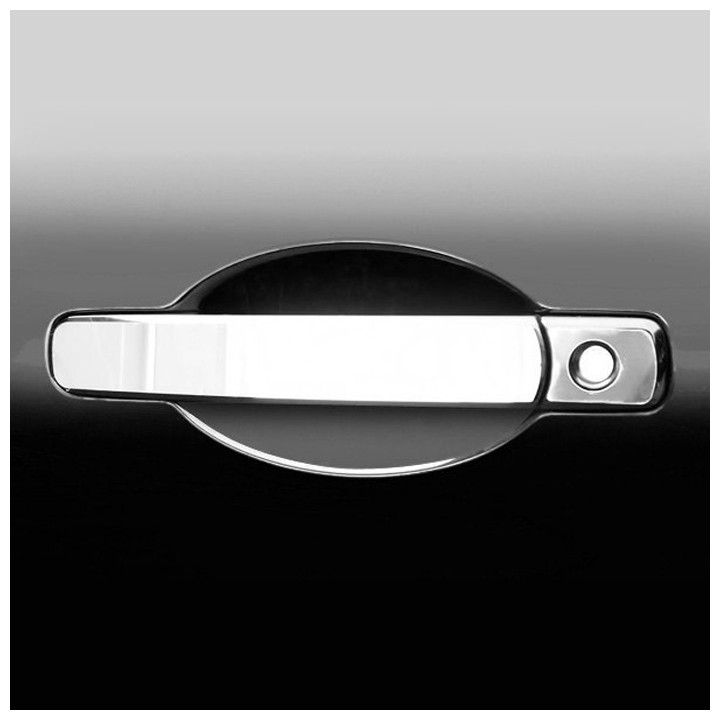 Door Handle Covers, Trux, Color Chrome, Mitsubishi Outlander 2010 - 2012 - EDK.ro