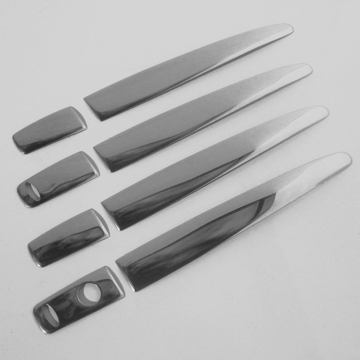 Door Handle Covers, Trux, Color Chrome, Mitsubishi Outlander 2010 - 2012 - EDK.ro