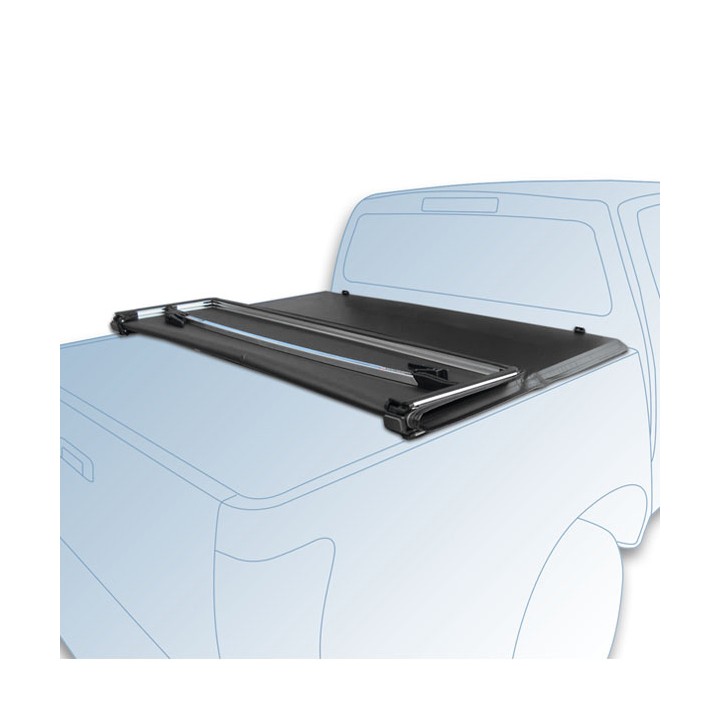 Soft Top Tonneau Bed Cover, Trux Tri-Fold, Mitsubishi L200 Double Cab 1997 - 2007 - EDK.ro
