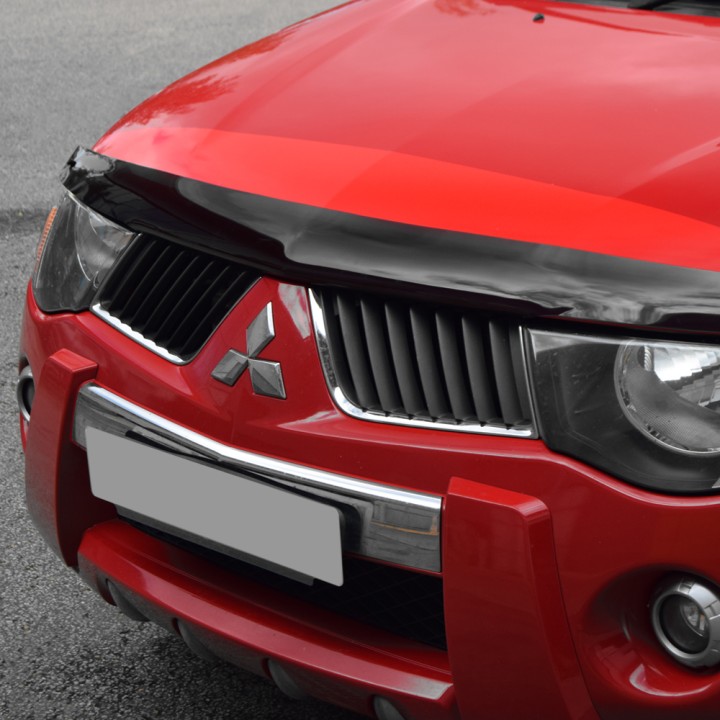 Deflector Capotă, Trux, Culoare Fumuriu Închis, Mitsubishi L200 2005 - 2015 - EDK.ro