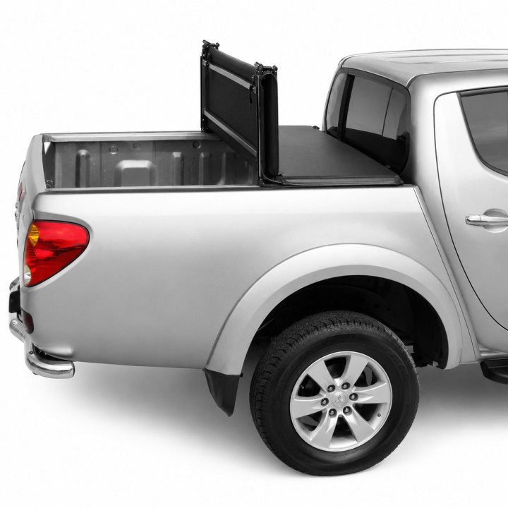 Soft Top Tonneau Bed Cover, TorzaTop Tri-Fold, Mitsubishi L200 Double Cab 2010 - 2015 - EDK.ro